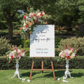 Personalized Minimalist Wedding Welcome Sign